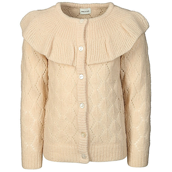 MINI A TURE Strickjacke DIANN – KIDS mit Wolle in sand