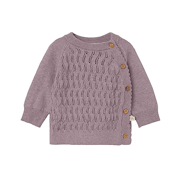 Lil' Atelier Strickjacke NBFNINA WRAP in quail