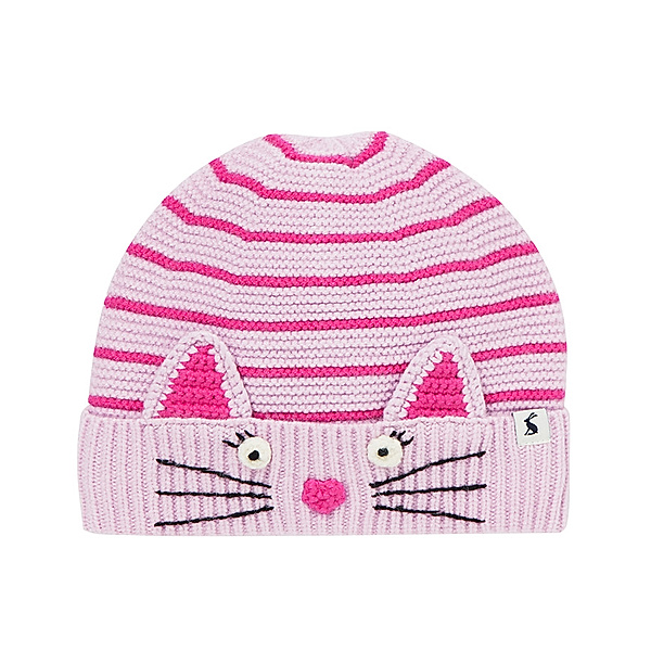 Tom Joule® Strickmütze CHUMMY – CAT in lilac/pink
