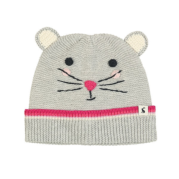 Tom Joule® Strickmütze CHUMMY – MOUSE in grau melange