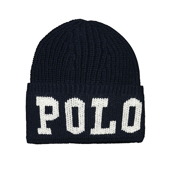 Polo Ralph Lauren Strickmütze POLO HAT LOGO in dunkelblau