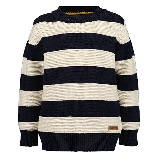 BLUE SEVEN Strickpullover BUMBLE BEE STRIPE in nachtblau