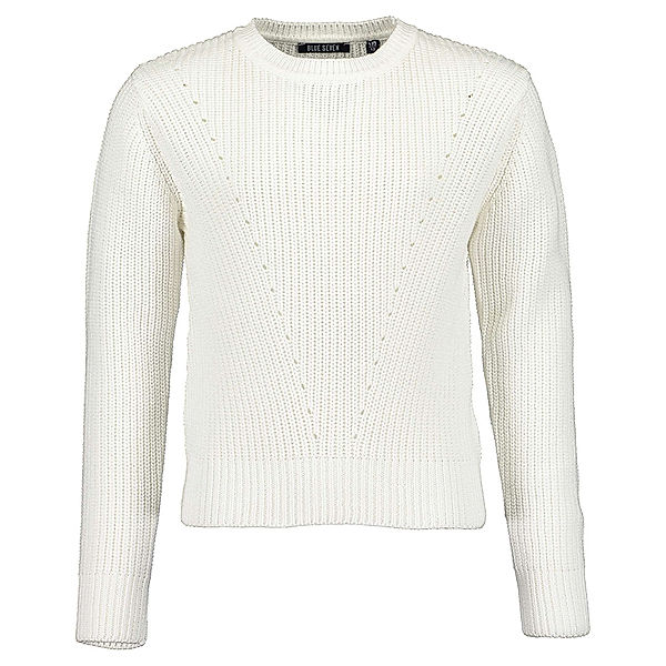 BLUE SEVEN Strickpullover EVERY DAY in offwhite