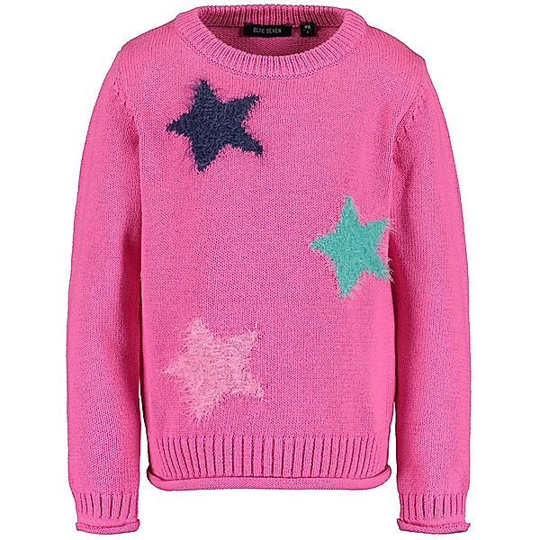 BLUE SEVEN Strickpullover FRIENDSHIP – STARS in pink