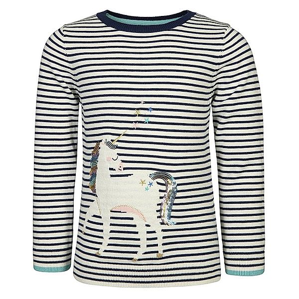 Tom Joule® Strickpullover MIRANDA UNICORN gestreift in navy