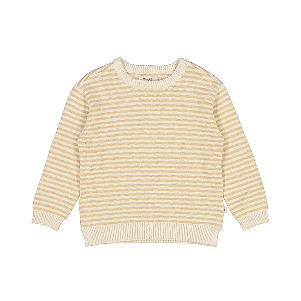 Wheat Strickpullover MORGAN gestreift in beige