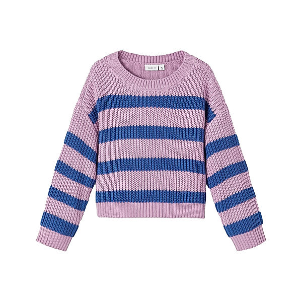 name it Strickpullover NKFNILIAN BOXY in smoky grape