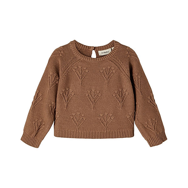 Lil' Atelier Strickpullover NMFRUBINA in woodsmoke