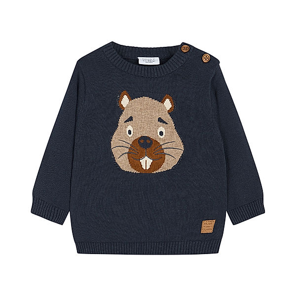 Hust & Claire Strickpullover PILOU in blue night