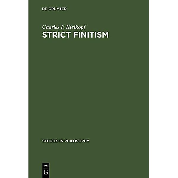 Strict finitism, Charles F. Kielkopf