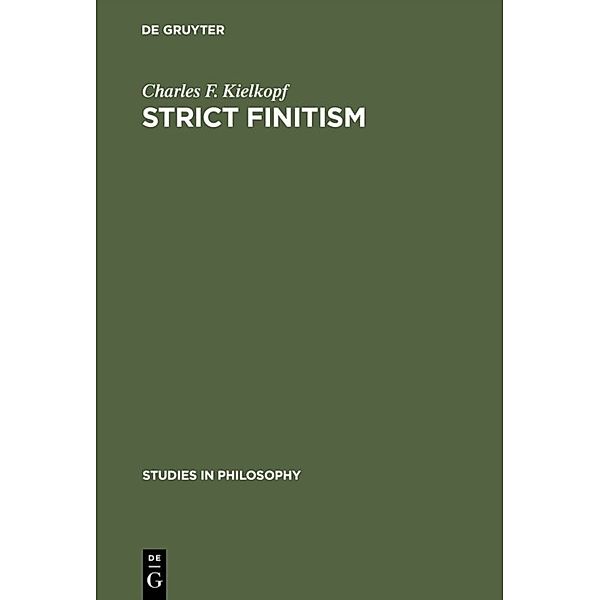 Strict finitism, Charles F. Kielkopf