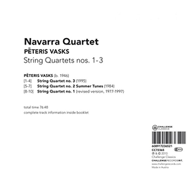 String Quartets 1-3, Navarra Quartet