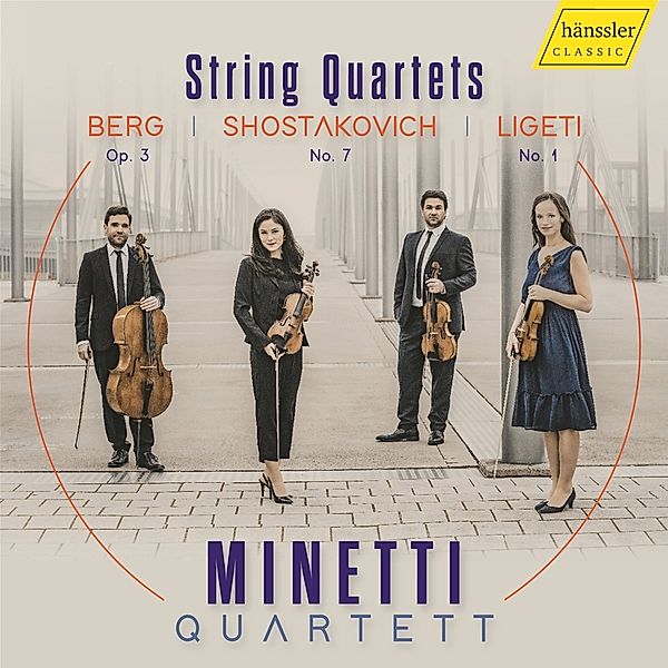 String Quartets Berg Op.3, Shostakovich No.7,Lige, Minetti Quartett, A. Knopp, M. Ehmer, M. Milojicic