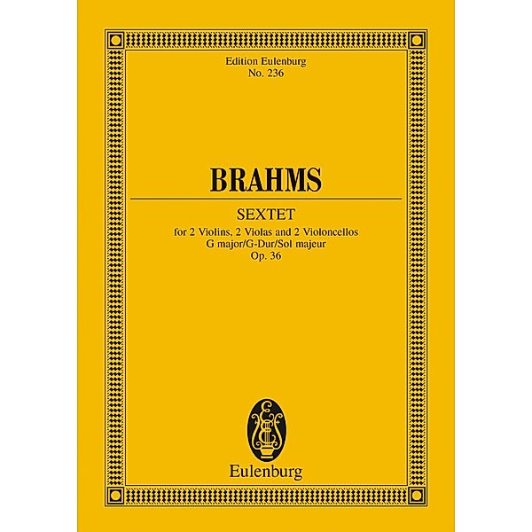 String Sextet G major, Johannes Brahms