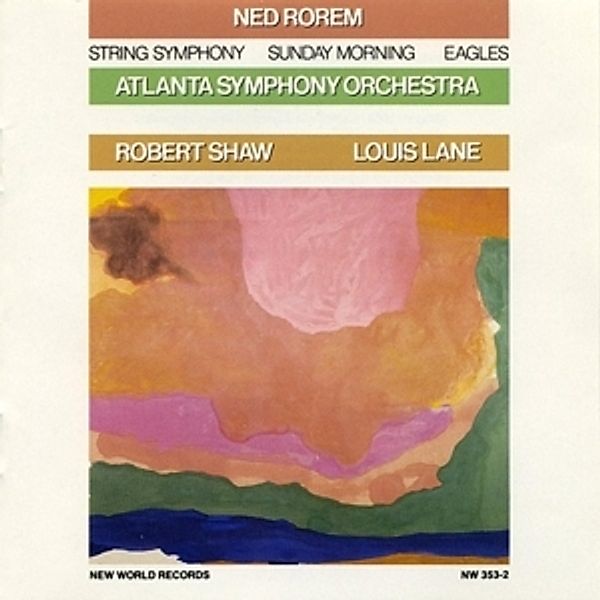 String Symphony And Other Orchestral Works, Shaw, Louis Lane, Lane, Atso, Atlanta Symphony Orchestra