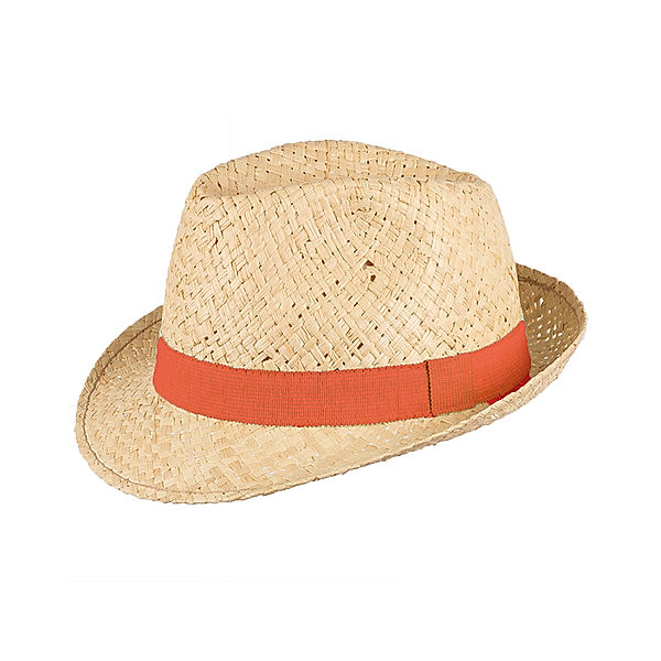 PURE PURE BY BAUER Strohhut KIDS TRILBY in natur/dusty orange