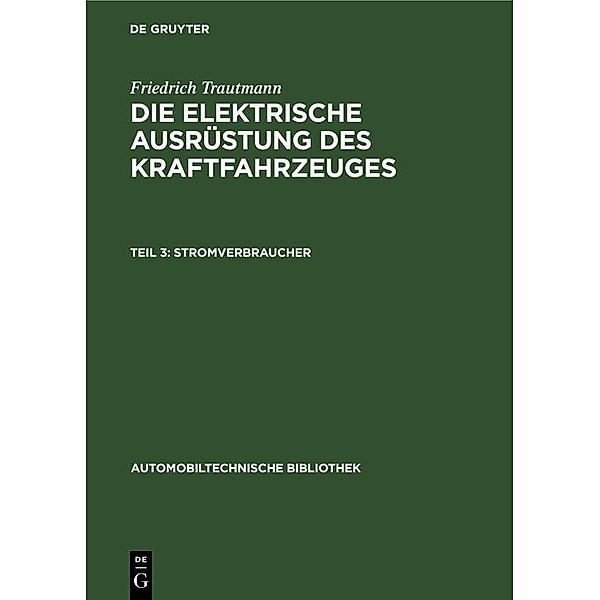Stromverbraucher, Friedrich Trautmann