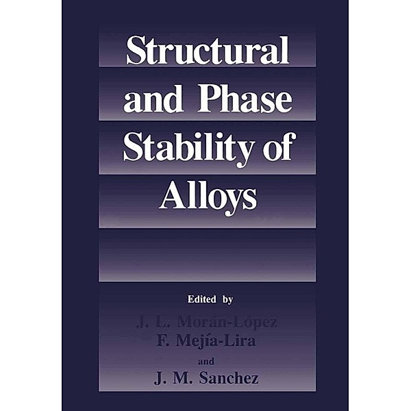Structural and Phase Stability of Alloys, J. L. Morán-López, F. Mejía-Lira, J. M. Sanchez