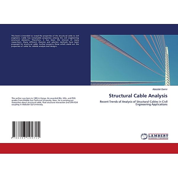 Structural Cable Analysis, Abdullah Demir