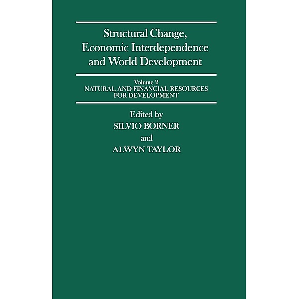 Structural Change, Economic Interdependence and World Development / International Economic Association Series