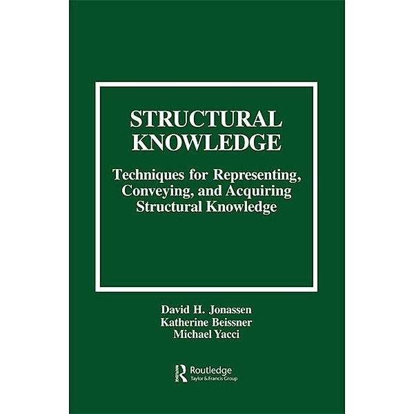 Structural Knowledge, David H. Jonassen, Katherine Beissner, Michael Yacci