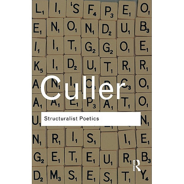 Structuralist Poetics, Jonathan Culler