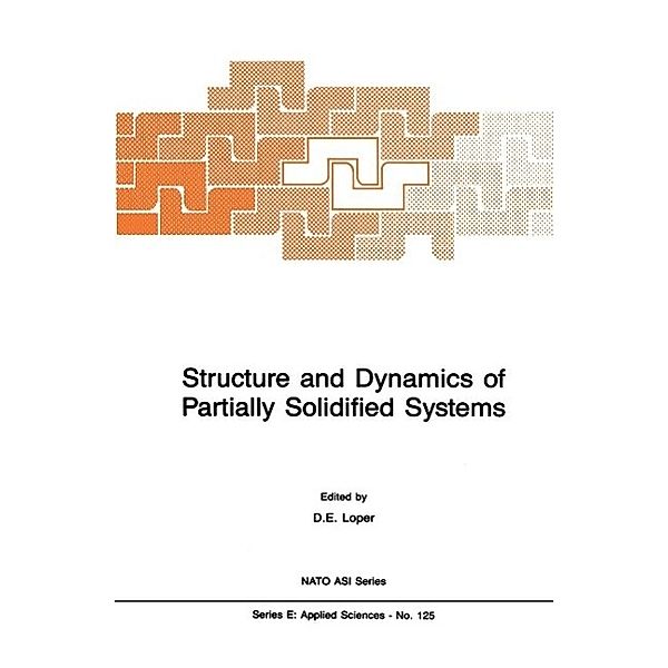 Structure and Dynamics of Partially Solidified Systems / NATO Science Series E: Bd.125