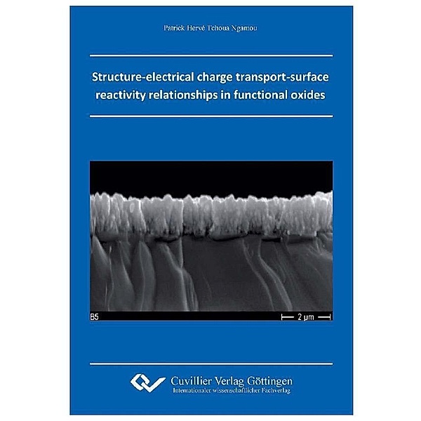 Structure-electrical charge transport-surface reactivity relationships in functional oxides