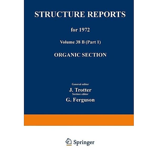 Structure Reports for 1972 / Structure Reports B Bd.38