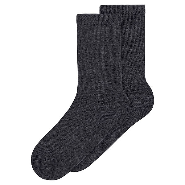 name it Strümpfe NKMWAK WOOL 2er Pack in dark grey melange