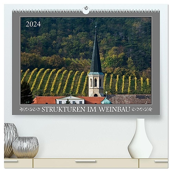 Strukturen im Weinbau (hochwertiger Premium Wandkalender 2024 DIN A2 quer), Kunstdruck in Hochglanz, Werner Braun