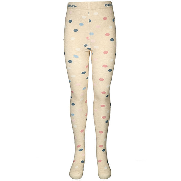 ewers Strumpfhose BUNTE PUNKTE in beige melange