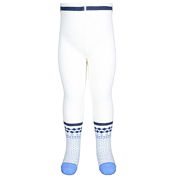 Pezzo D'oro Strumpfhose GIRLS DREAM in offwhite/blau