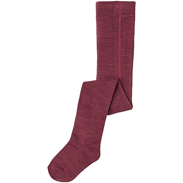 name it Strumpfhose NMFWAK WOOL in red mahogany