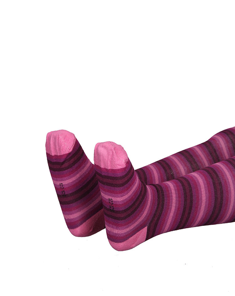 Strumpfhose RINGEL & UNI 2er-Pack in pink lila | Weltbild.de
