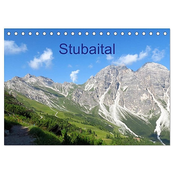 Stubaital (Tischkalender 2024 DIN A5 quer), CALVENDO Monatskalender, Brigitte Dürr