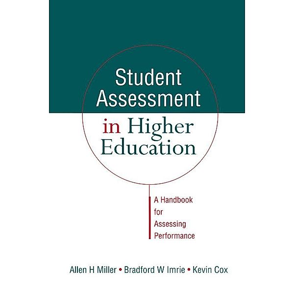 Student Assessment in Higher Education, Kevin Cox, Bradford Imrie, Allen Miller