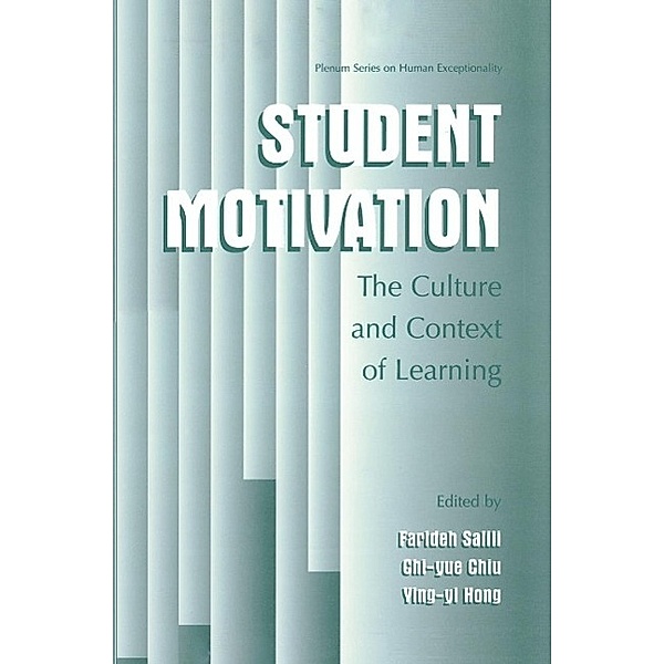Student Motivation / The Springer Series on Human Exceptionality