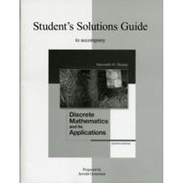 STUDENTS SOLUTIONS GUIDE ACCOM DIS MATH, Kenneth H. Rosen