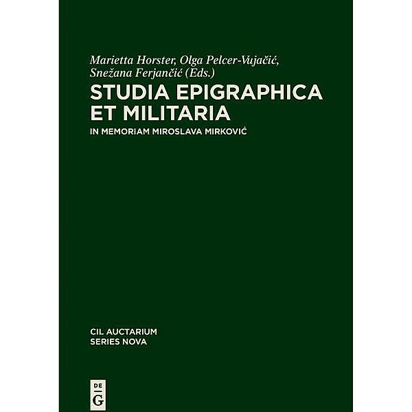 Studia epigraphica et militaria