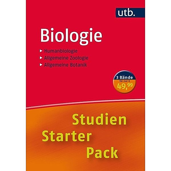 Studien-Starter-Pack Biologie, 3 Bde., Hynek Burda, Jan Zrzavý, Dieter Heß