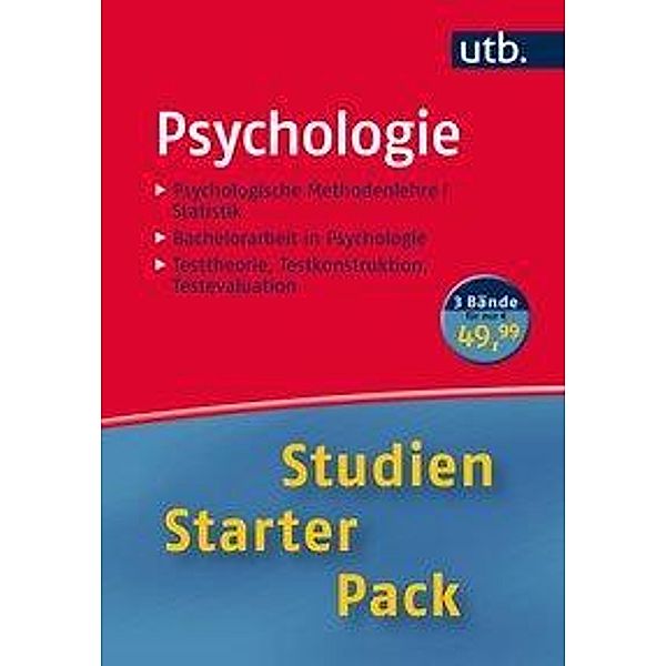 Studien-Starter-Pack Psychologie, 3 Bde., Rainer Leonhart, Tatjana Spaeth-Hilbert, Margarete Imhof, Markus Pospeschill