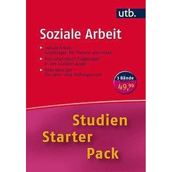 Studien-Starter-Pack Soziale Arbeit, 3 Bde., Ulrich Deller, Roland Brake, Armin Schneider, Andreas Böss-Ostendorf