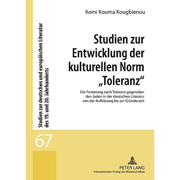 Studien zur Entwicklung der kulturellen Norm «Toleranz», Komi Kouma Kougblenou