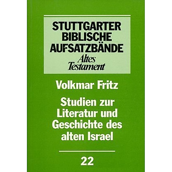 Studien zur Literatur und Geschichte des alten Israel, Fritz Volkmar