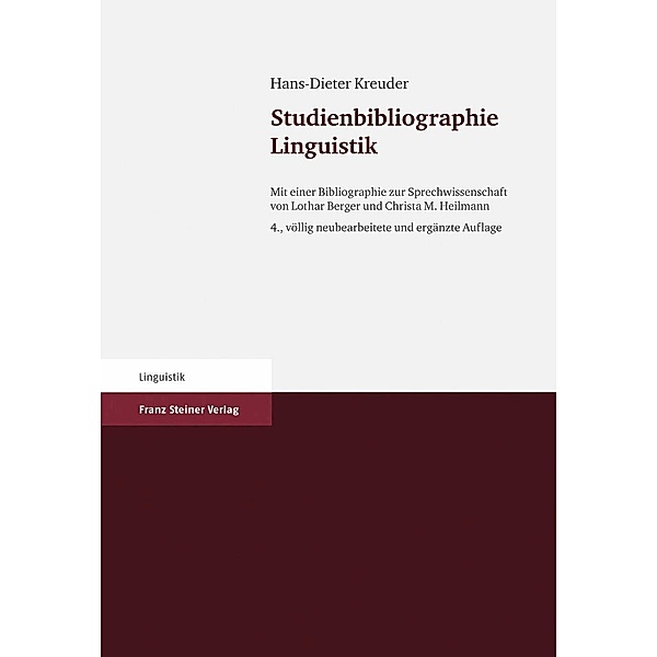 Studienbibliographie Linguistik, Hans-Dieter Kreuder