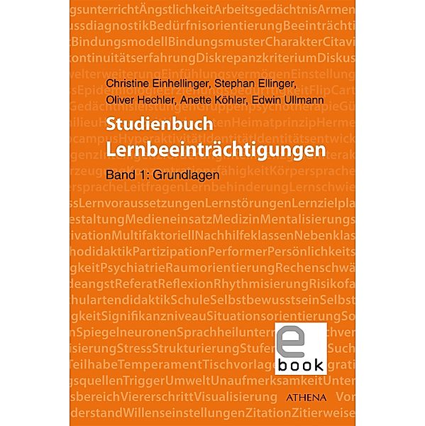 Studienbuch Lernbeeinträchtigungen / Lehren und Lernen mit behinderten Menschen Bd.29, Oliver Hechler, Edwin Ullmann, Christine Einhellinger, Stephan Ellinger, Anette Köhler