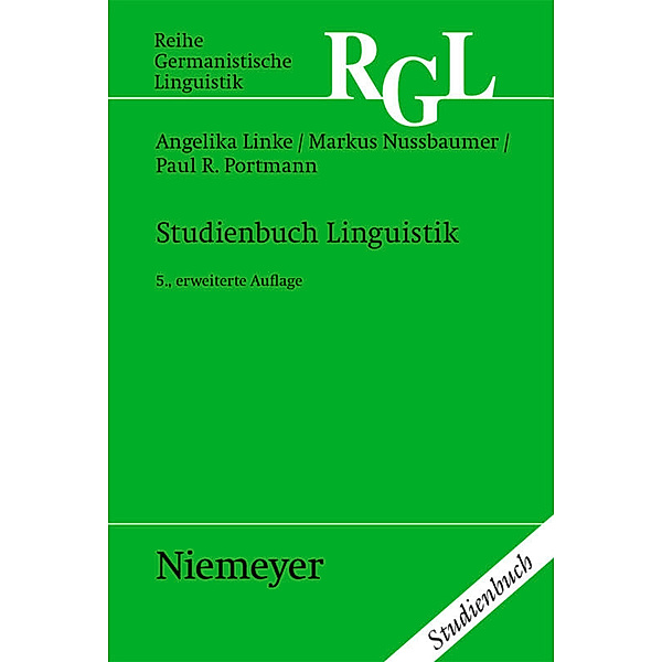 Studienbuch Linguistik, Angelika Linke, Markus Nussbaumer, Paul R. Portmann