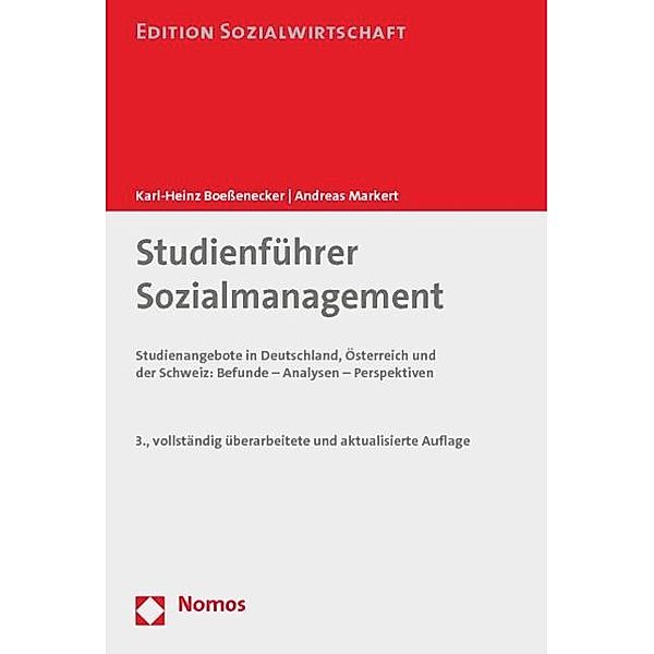 Studienführer Sozialmanagement, Karl-Heinz Boessenecker, Andreas Markert