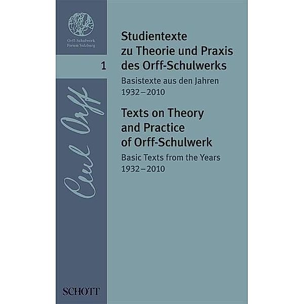 Studientexte zu Theorie und Praxis des Orff-Schulwerks